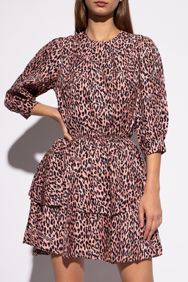 Zadig and voltaire clearance leopard print dress